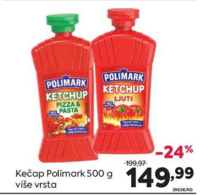 Kečap Polimark 500 g više vrsta