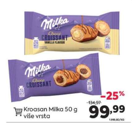 Kroasan Milka 50 g