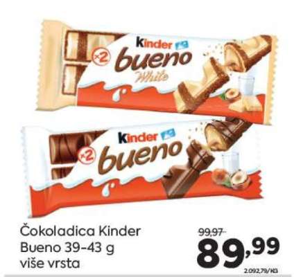 Čokoladica Kinder Bueno