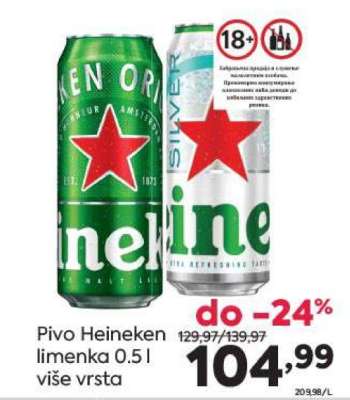 Pivo Heineken