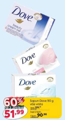 Sapun Dove 90 g više vrsta