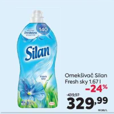 Omekšivač Silan Fresh sky 1.67 l