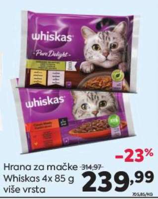 Whiskas 4x 85 g
