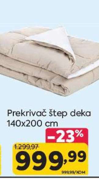 Prekrivač štep deka 140x200 cm