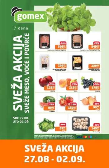Gomex katalog - 27.08.2025 - 02.09.2025.
