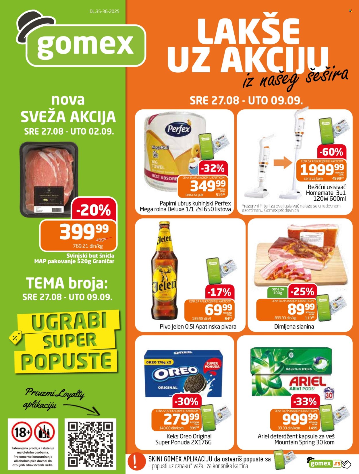 Gomex katalog - 27.08.2025 - 09.09.2025. Stranica 1