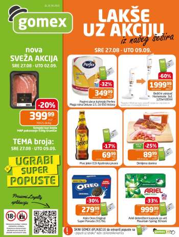 Gomex katalog - 27.08.2025 - 09.09.2025.