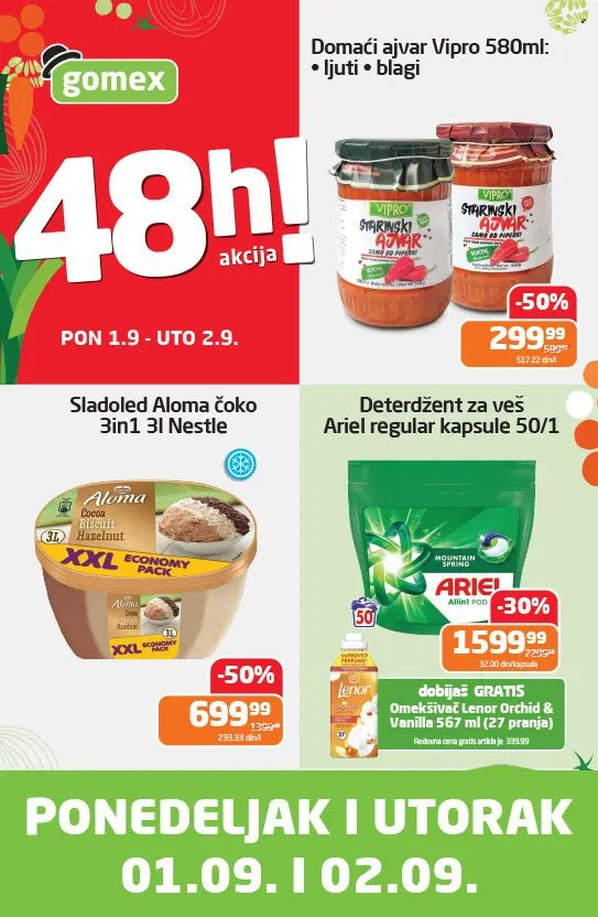 Gomex katalog - 01.09.2025 - 02.09.2025. Stranica 1