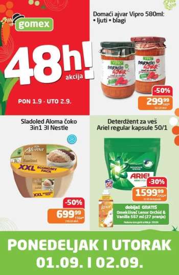 Gomex katalog - 01.09.2025 - 02.09.2025.