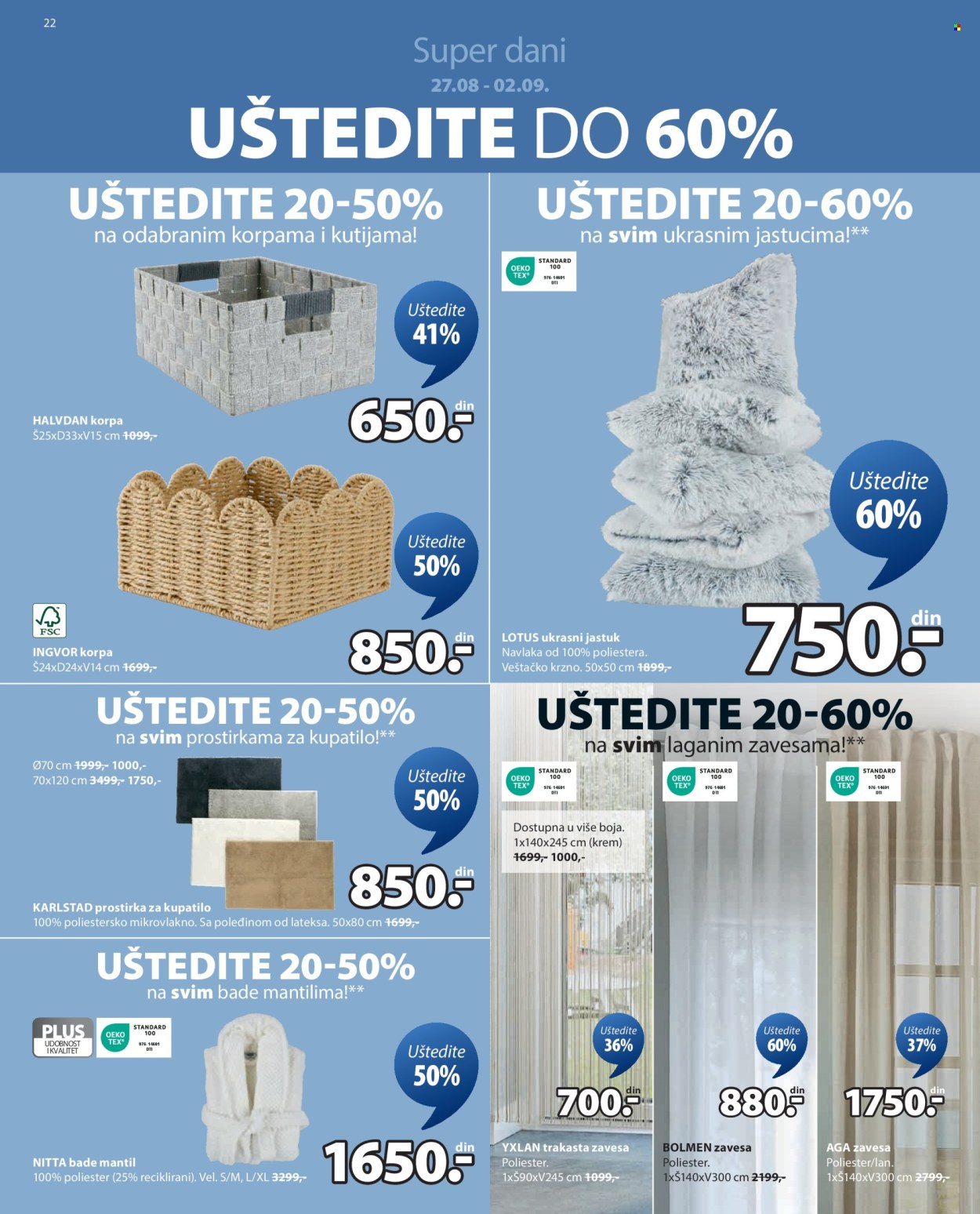JYSK katalog - 27.08.2025 - 09.09.2025. Stranica 23