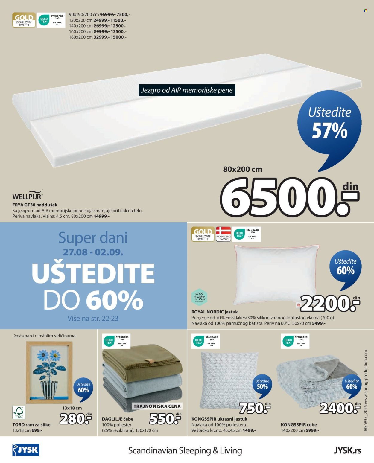 JYSK katalog - 27.08.2025 - 09.09.2025. Stranica 25