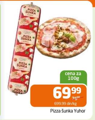 Pizza šunka Yuhor