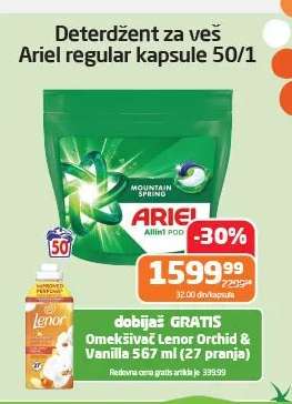 Ariel regular kapsule 50/1
