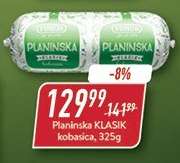 Planinska KLASIK kobasica 325g