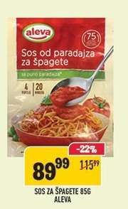 SOS ZA ŠPAGETE 85G ALEVA