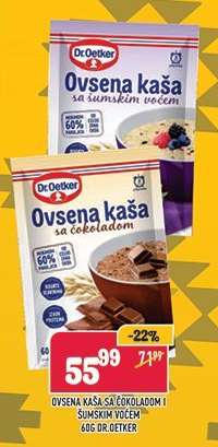 OVSENA KAŠA Dr. Oetker