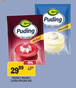 Puding c malina i slatka pavlaka 40g