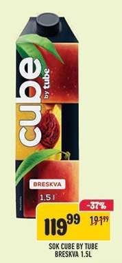 Sok Cube by Tube Breskva 1.5L