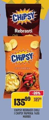 Chipsy Rebrasti Chili i Chipsy Paprika 140g