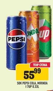 Sok Pepsi Cola, Mirinda i 7UP 0.33L