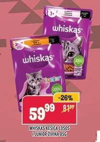Whiskas Kesica Losos i Junior Živina 85g