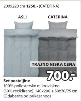 SET POSTELJINE