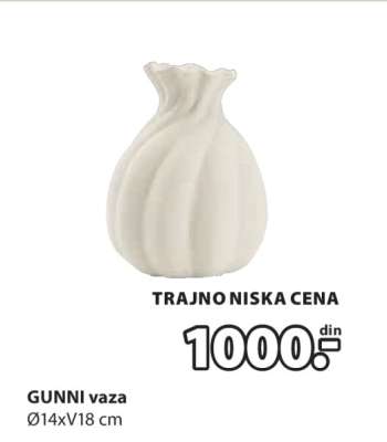 GUNNI vaza