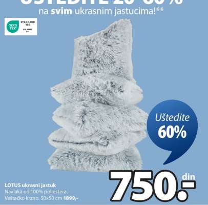 LOTUS UKRASNI JASTUK