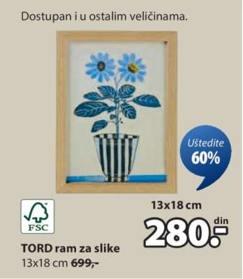 TORD RAM ZA SLIKE