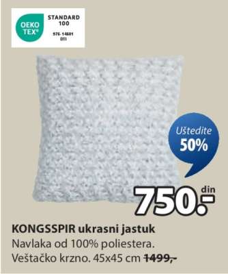 KONGSSPIR UKRASNI JASTUK