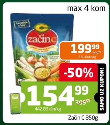 Začin C 350g