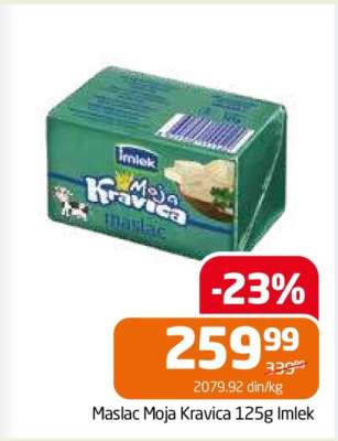 Maslac Moja Kravica 125g Imlek