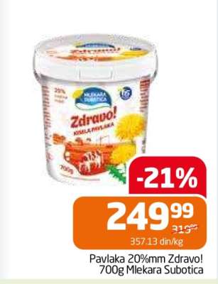 Pavlaka 20%mm Zdravo!
