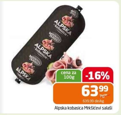 Alpska kobasica Mrkšićevi salaši