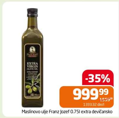 Maslinovo ulje Franz Jozef 0.75l extra devičansko