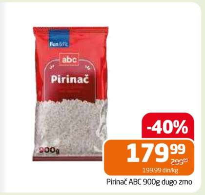 Pirinač ABC 900g dugo zrno