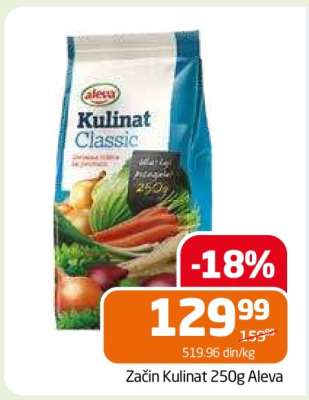 Začin Kulinat 250g Aleva