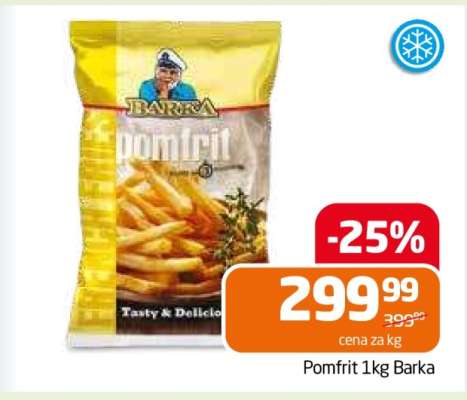 Pomfrit 1kg Barka