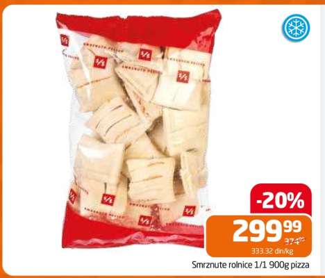 Smrznute rolnice 1/1 900g pizza