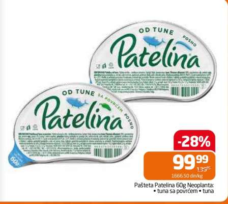 Pašteta Patelina 60g Neoplanta