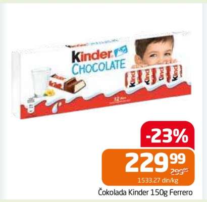 Čokolada Kinder 150g Ferrero