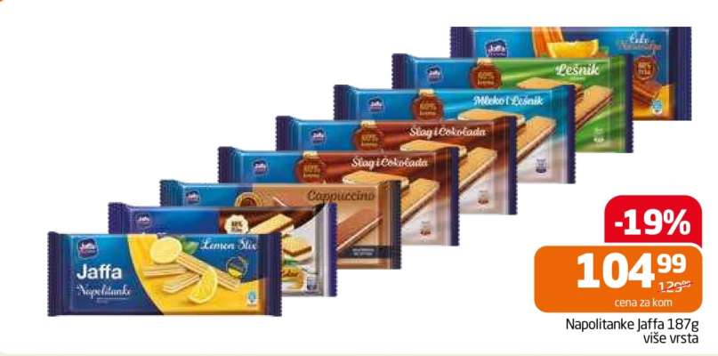 Napolitanke Jaffa 187g