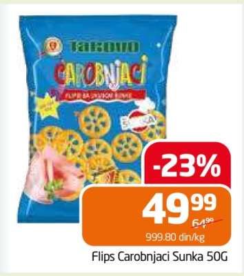 Flips Čarobnjaci šunka 50g