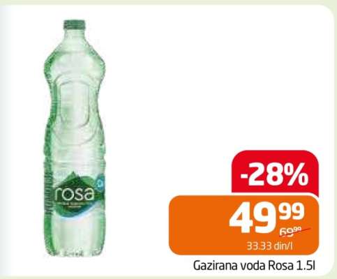 Gazirana voda Rosa 1.5l