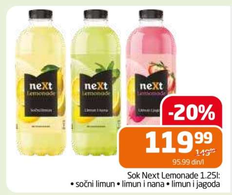 Sok Next Lemonade 1.25l