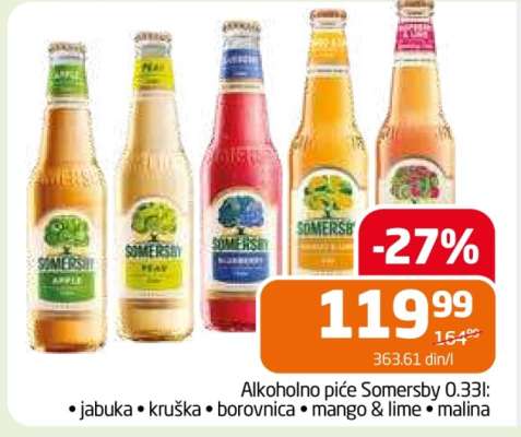 Alkoholno piće Somersby 0.33l
