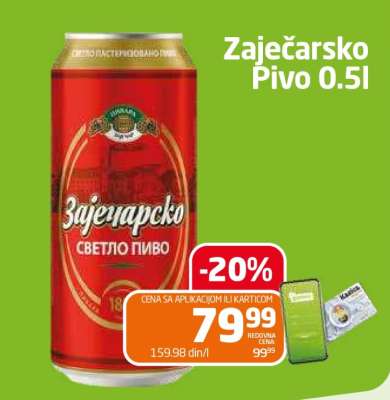 ZAJEČARSKO PIVO 0.5l