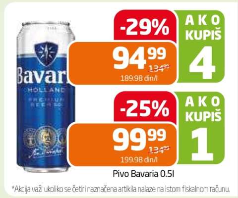 Pivo Bavaria 0.5l