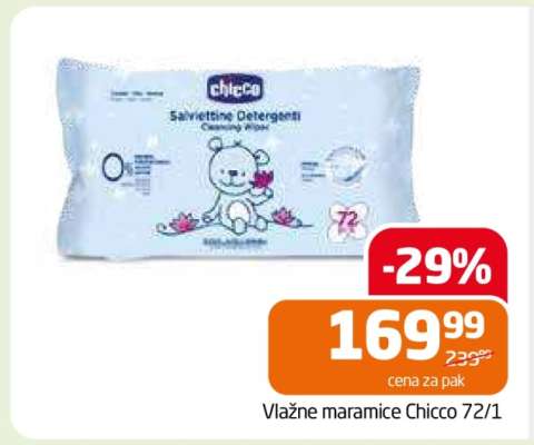 Vlažne maramice Chicco , 72/1