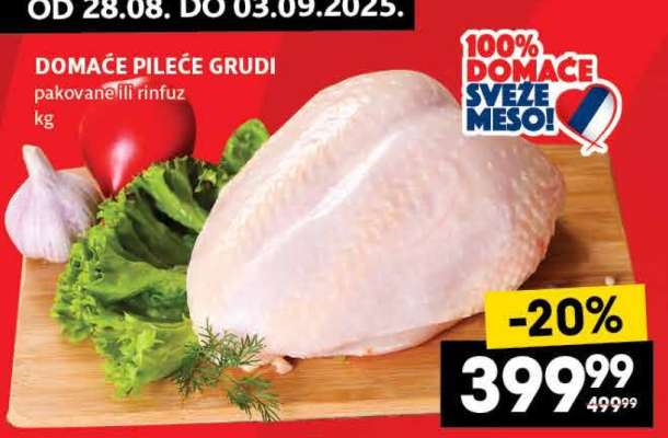 DOMAĆE PILEĆE GRUDI